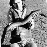 Ein Leben am Wasser: 1977 fing Sidley diese 5-pfündige Wasserschlange.