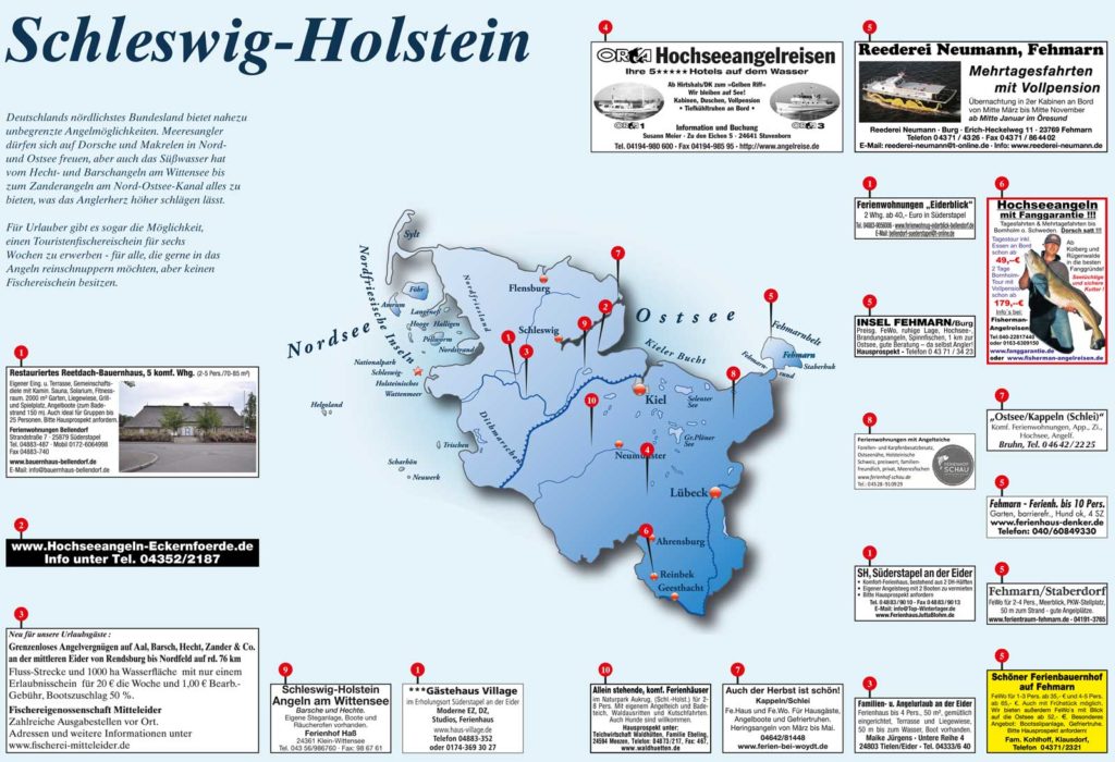 Angeln in Schleswig-Holstein - FISCH & FANG