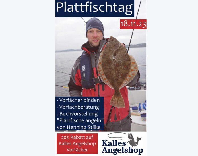 Plattfischtag bei Kalles Angelshop