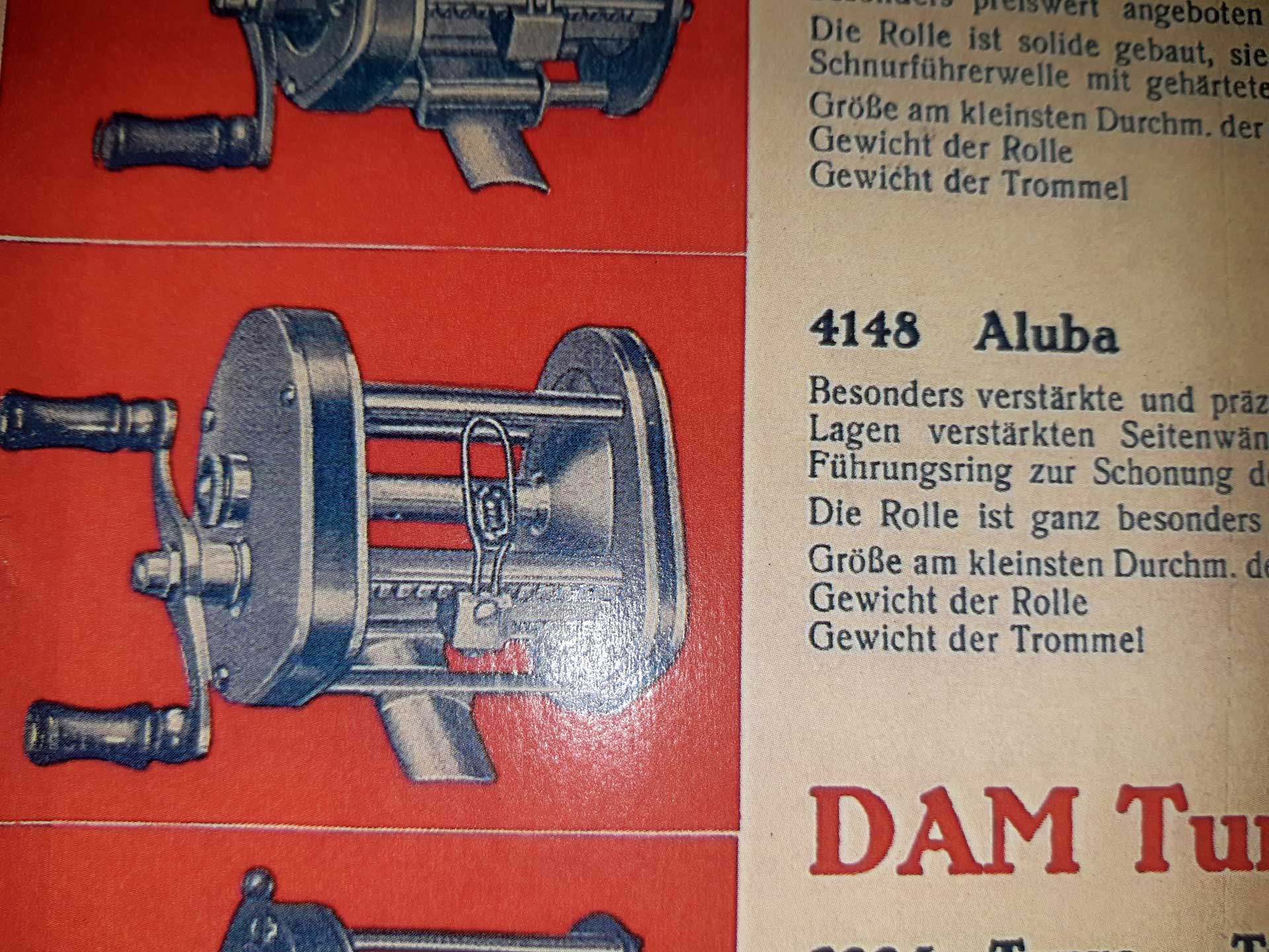 Die Aluba in einem DAM-Werbeblättchen vom Ende der 1930er Jahre.
