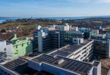 Die Universität Konstanz soll zukünftig mit Seewärme aus dem nahegelegenen Bodensee beheizt werden. Bild: Frank Nachtwey/Uni Konstanz