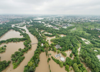 Halle im Juni 2013. Die Saale zählt nach den Ergebnissen der Wissenschaftler zu den Flüssen mit einer hohen Hochwasser-Komplexität. Bild: André Künzelmann/UFZ