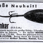 Anzeige aus den 1930er Jahren: Hier werden nur zwei Größen für den Mausblinker erwähnt.