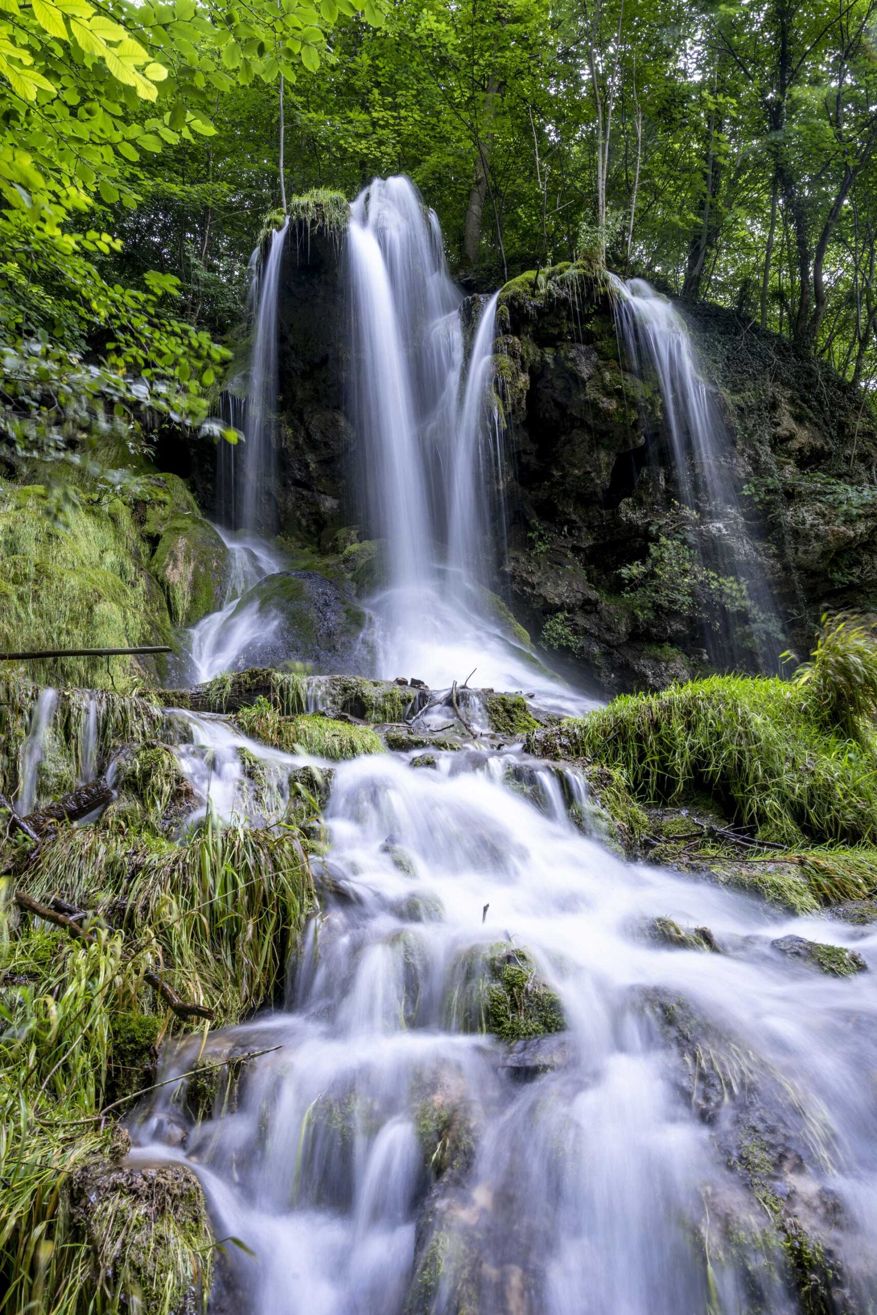 Der Neidlinger Wasserfall. Bild: TMBW/Gregor Lengler