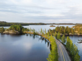 Mehr Wasser als Land: Die Saimaa-Seenplatte in Finnland. Bild: Juho Kuva/Visit Finland