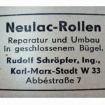 Anzeige für den Vollbügel-Umbau der Neulac von Rudolf Schröpfer. Aus: Deutscher Angelsport, 12/1963. Bild: Lutze Gehre