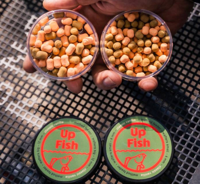UpFish ist eine neue Marke für Futter und Wafter zum Method Feeder-Angeln, speziell auf Karpfen.