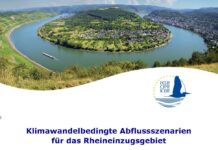 Die neue IKSR-Studie "Klimawandelbedingte Abflussszenarien für das Rheineinzugsgebiet" kann unter dem Beitrag als pdf heruntergeladen werden. Bild: Screenshot