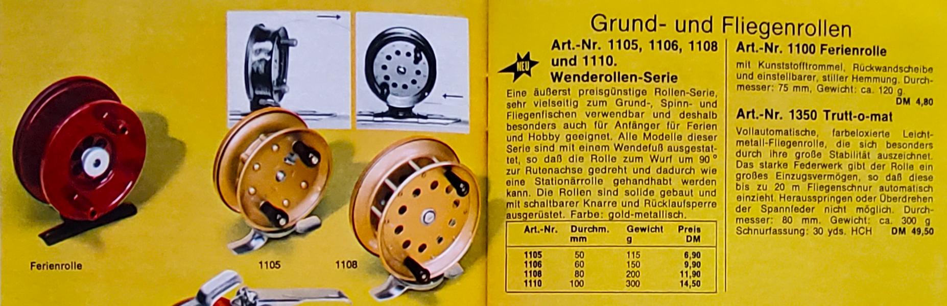 Sehr ähnliche Rollenserie im DAM-Katalog von 1970.