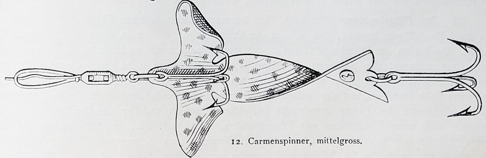 Auch im Stork-Buch ist der Carmen-Spinner mit einem Storch im Kreis gepunzt.