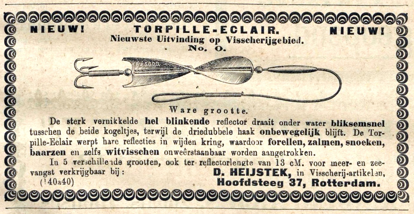 Werbung für den Torpille Eclair aus dem Jahr 1902.