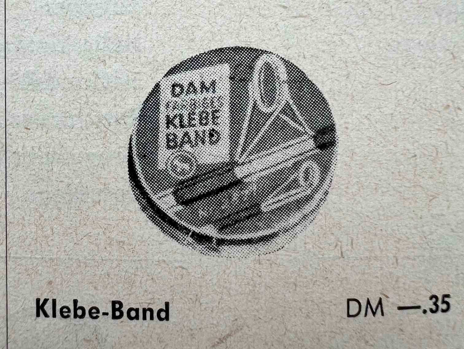 Rutenring-Klebeband von DAM.