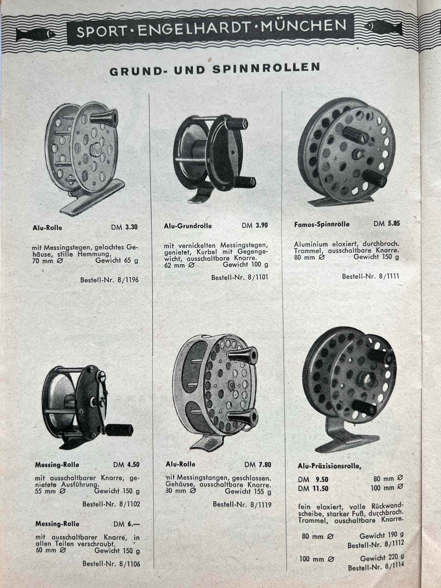 Die Achsrollenzeit ist noch nicht vorbei: Unter anderem finden sich Modelle von DAM und Noris im Katalog.