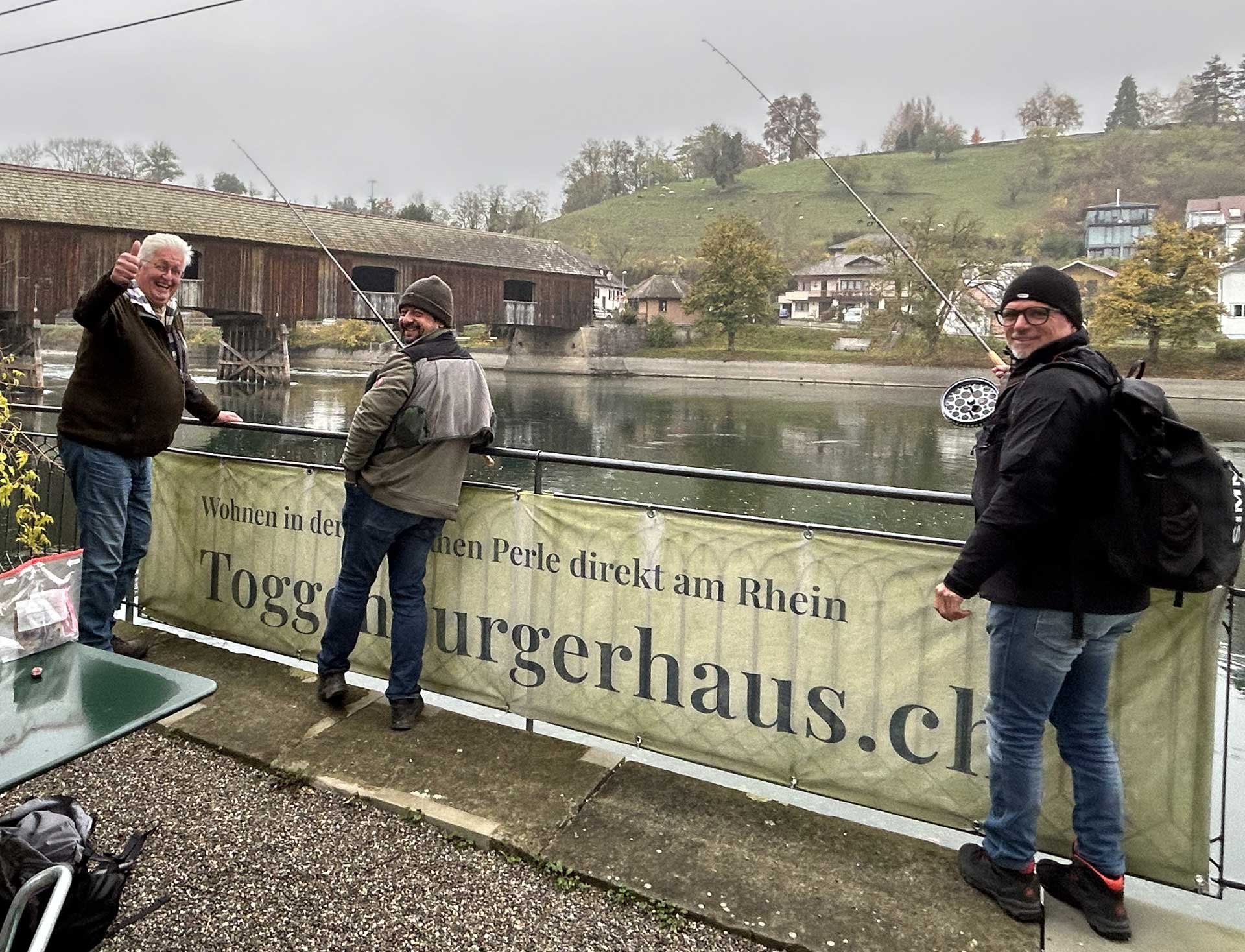 Trotz regnerischem Wetter war die Stimmung sehr gut.