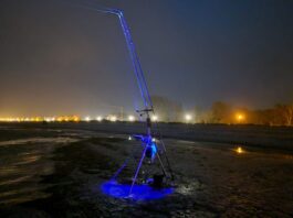 Gefischt wurde am Schönberger Ostseestrand trotz des regnerischen Wetters bis in die Abenddämmerung hinein.