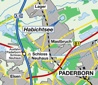 Der Habichtsee bei Paderborn
