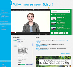 Auf der neu gestalteten Webseite Balzer.de werden alle Social-Media-Aktivitäten des Familienunternehmens gebündelt.
