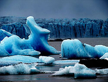 Kalbender Gletscher