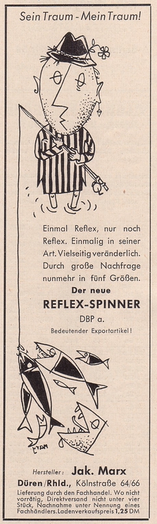 Reflex-Spinner von 1954. 