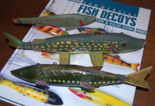 Fisch-Decoys aus den USA