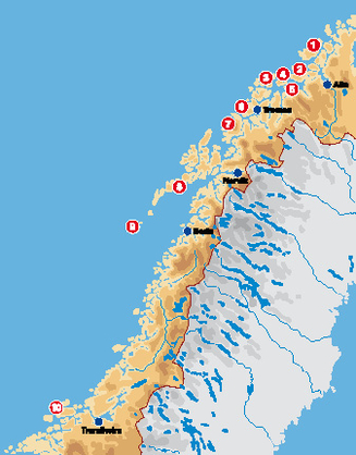 Hot-Spots in Norwegen