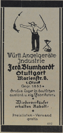 Württembergische Angelgeräte Industrie Blumhardt