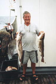 Dieter Welsch war während des Tests unter anderem beim Seehecht- und Dorschangeln erfolgreich.