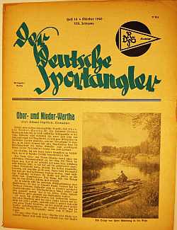 Haar, Festblei und so etwas wie der Boilie: Im Deutschen Sportangler, Oktober-Ausgabe 1940, erschien der unglaubliche Aufsatz von Albert Haffke als Titelstory.