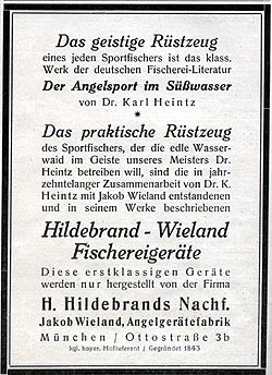Anzeige aus dem Jahr 1925.
