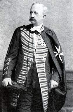 Ernster Blick: 1888 wurde er Borne seine Verdienste als Fischzüchter zum Königlichen Kammerherren ernannt.