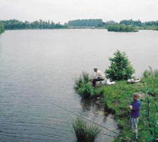 Angler am Gewässer